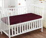 Wine Fitted Crib Sheets