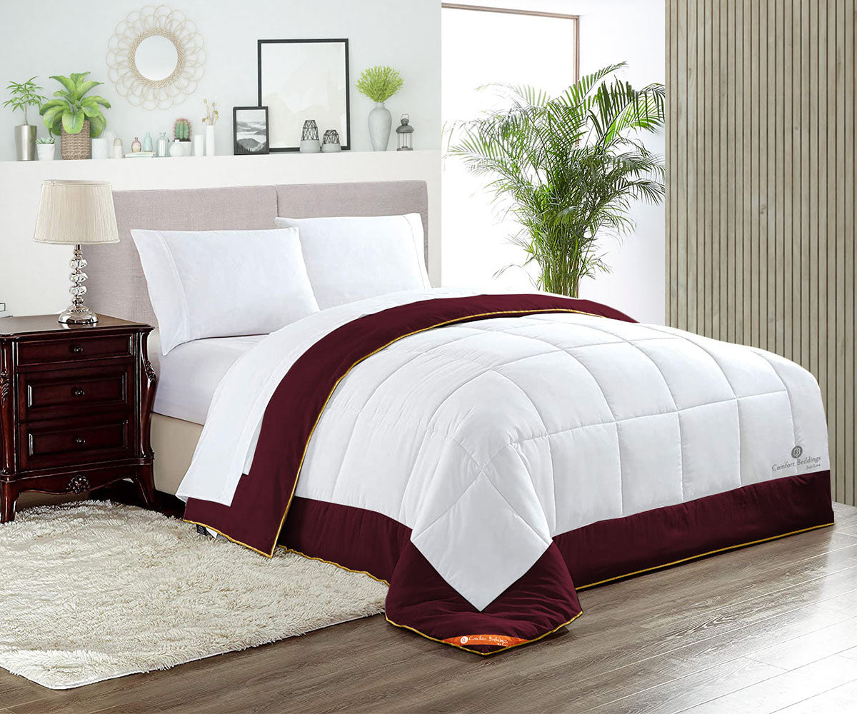 Wine Dual Tone Comforter