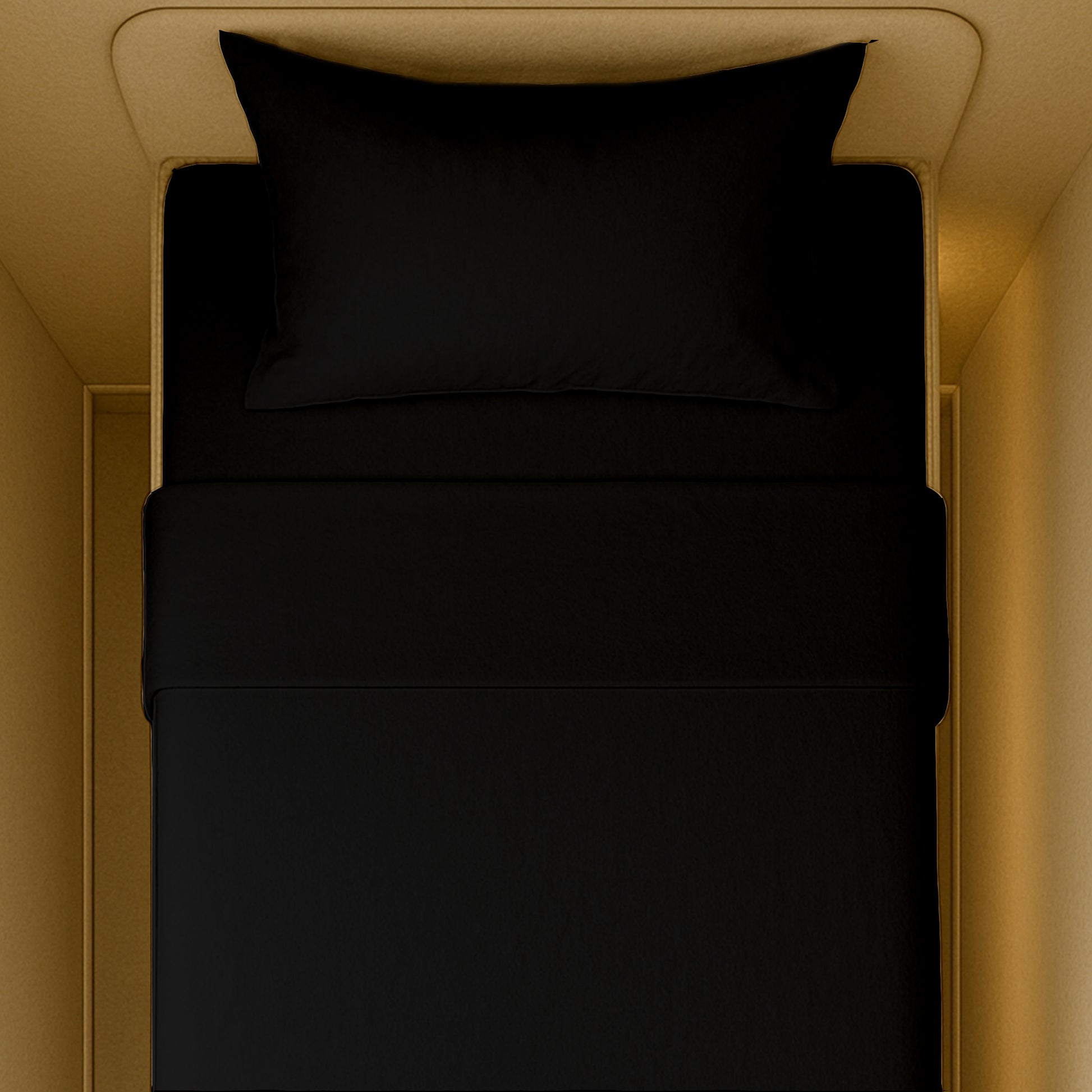 Smooth cotton RV king size bed sheets in 400 thread count
