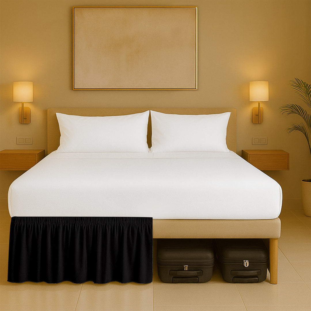 Best microfiber wrap-around bed skirts with dust ruffles