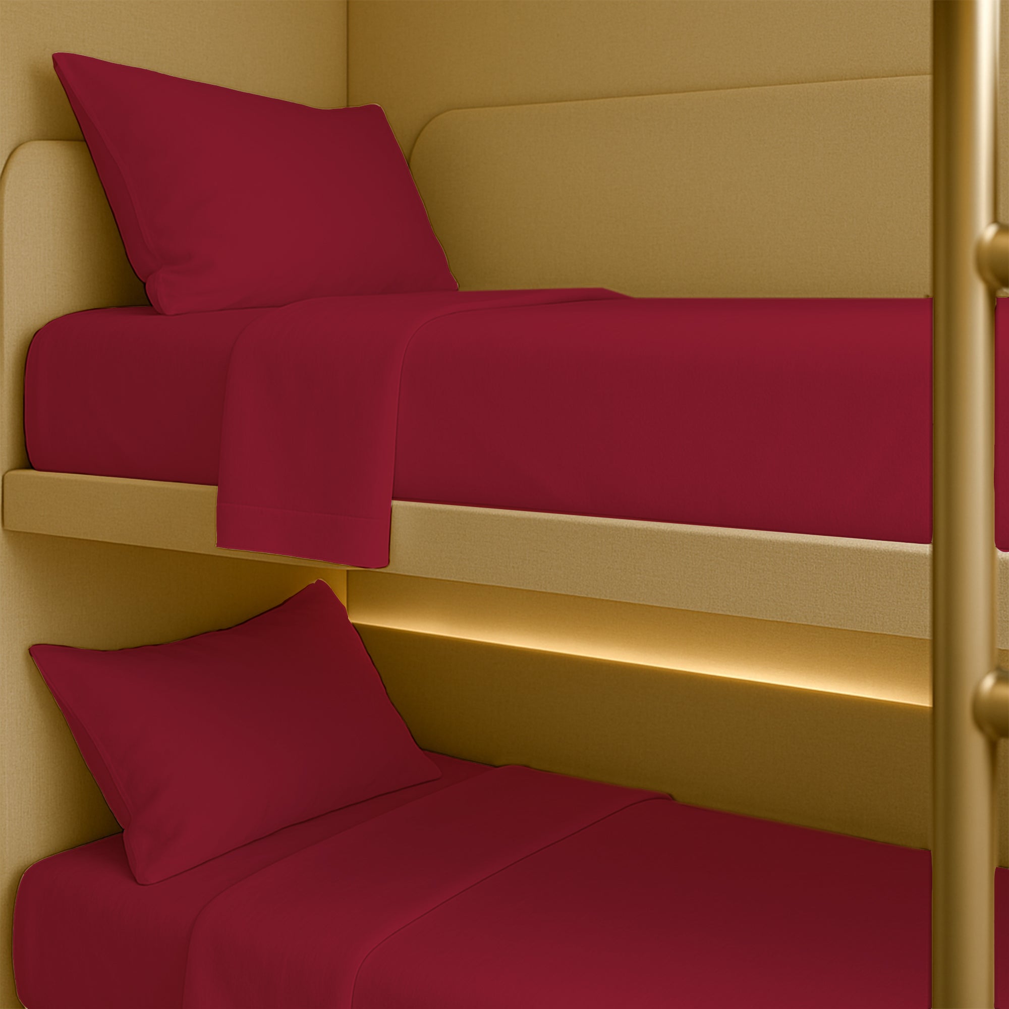 Luxury 400 thread count RV king bed sheets with pillowcases
