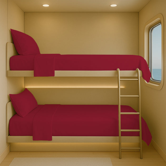 400 TC bed sheets for RV mattress in soft breathable cotton