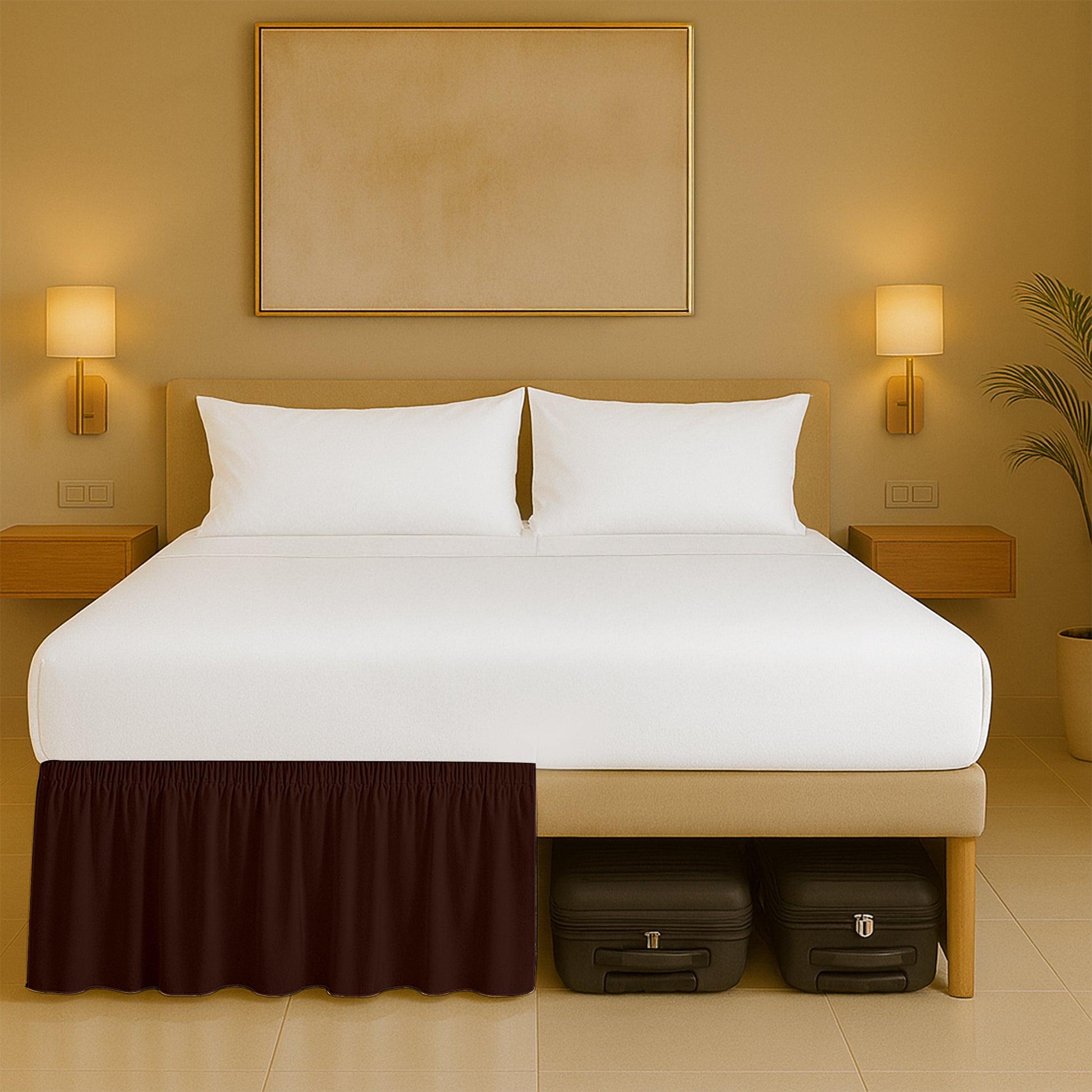 Best microfiber wrap-around bed skirts with dust ruffles