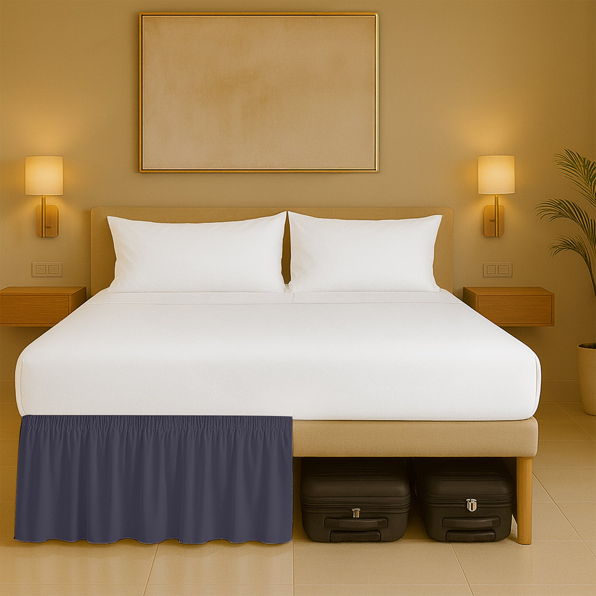 Best microfiber wrap-around bed skirts with dust ruffles