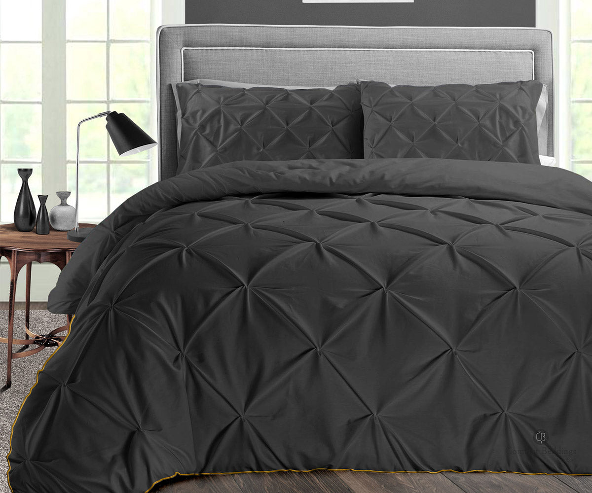 Dark Grey Pinch comforter