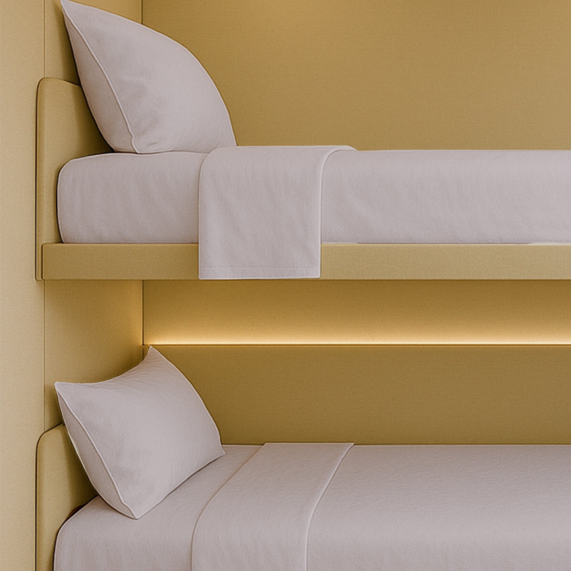 400 TC fitted sheets for RV beds with durable deep pockets
