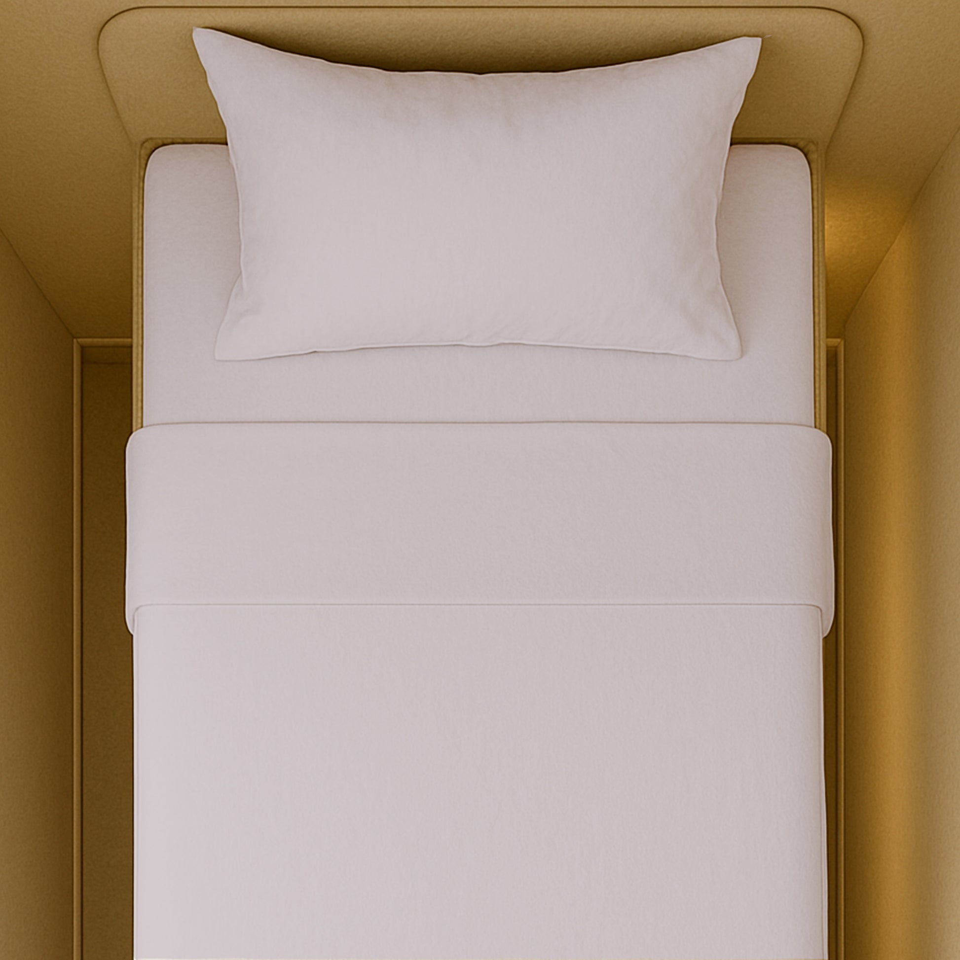 Smooth cotton RV king size bed sheets in 400 thread count
