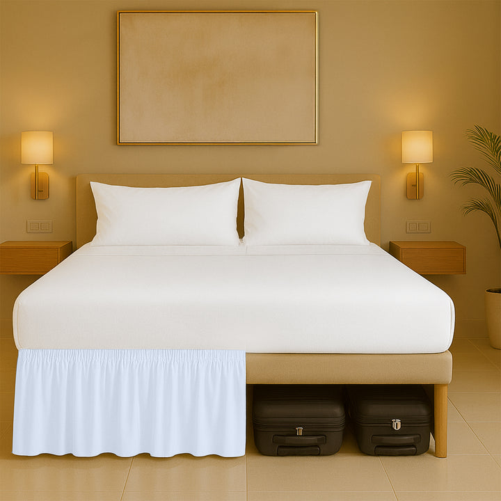 Best microfiber wrap-around bed skirts with dust ruffles