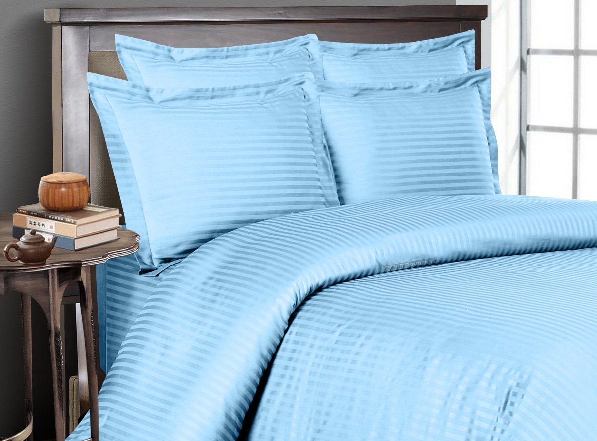 Light Blue Stripe Bed in a Bag