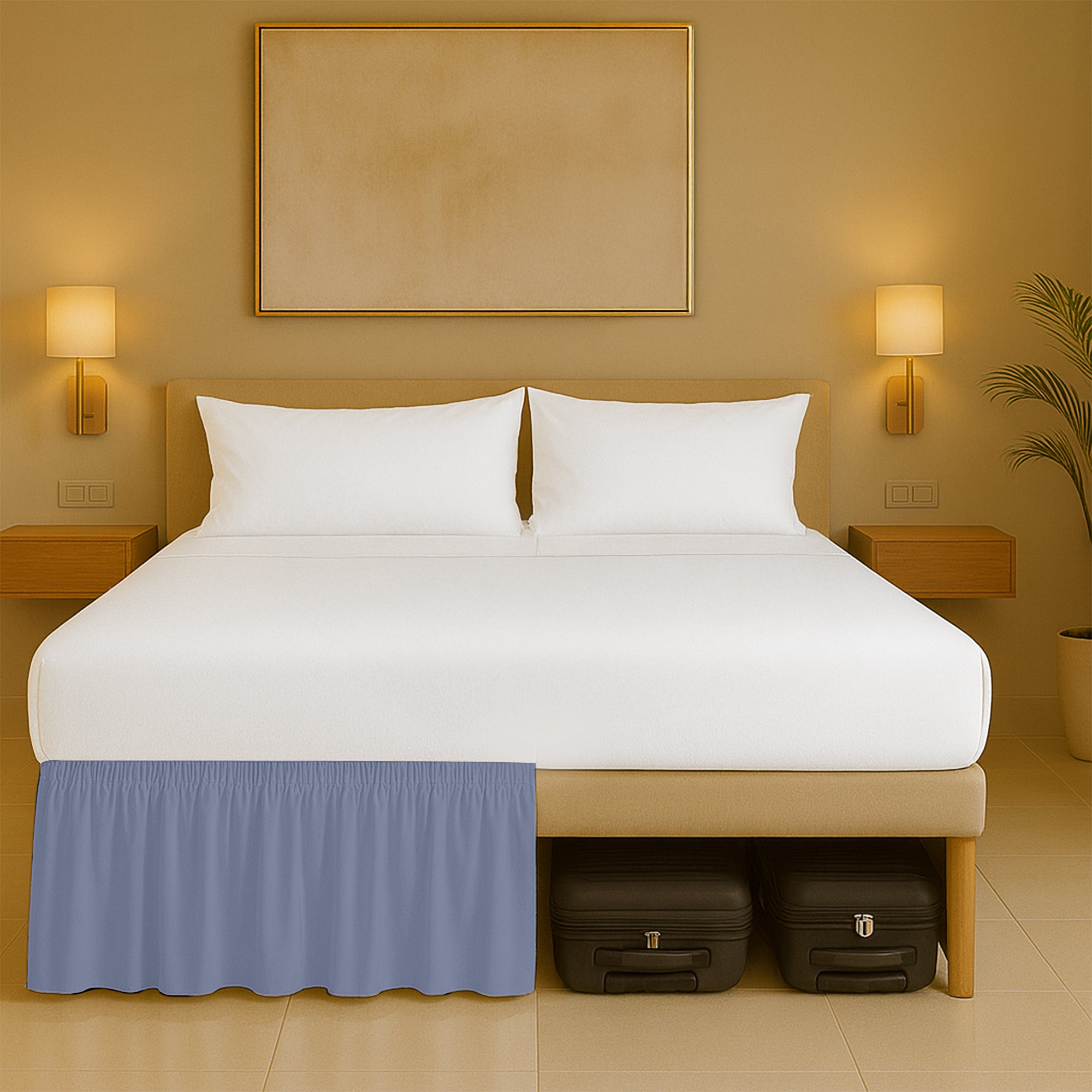 Best microfiber wrap-around bed skirts with dust ruffles