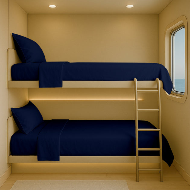 400 TC bed sheets for RV mattress in soft breathable cotton
