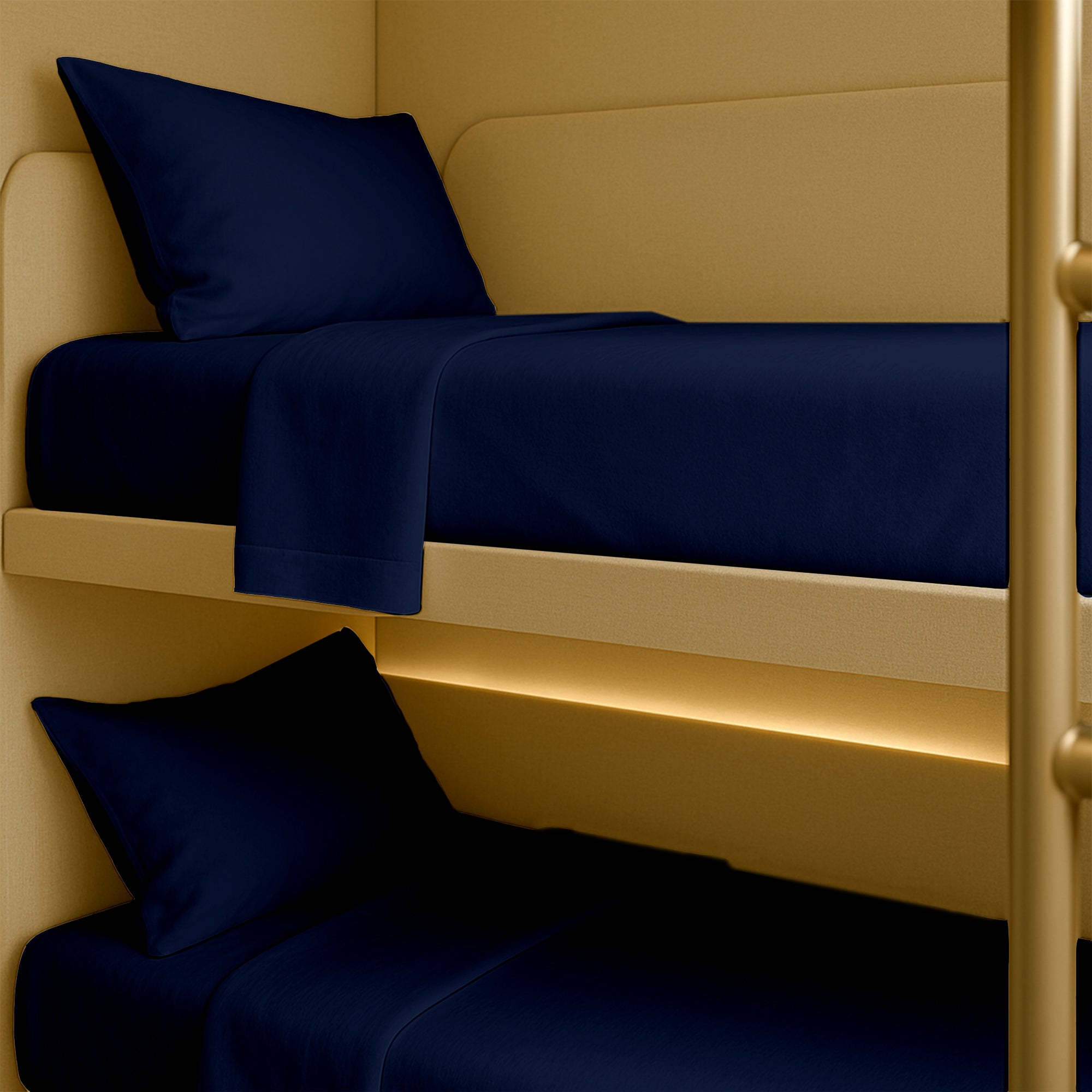 Luxury 400 thread count RV king bed sheets with pillowcases
