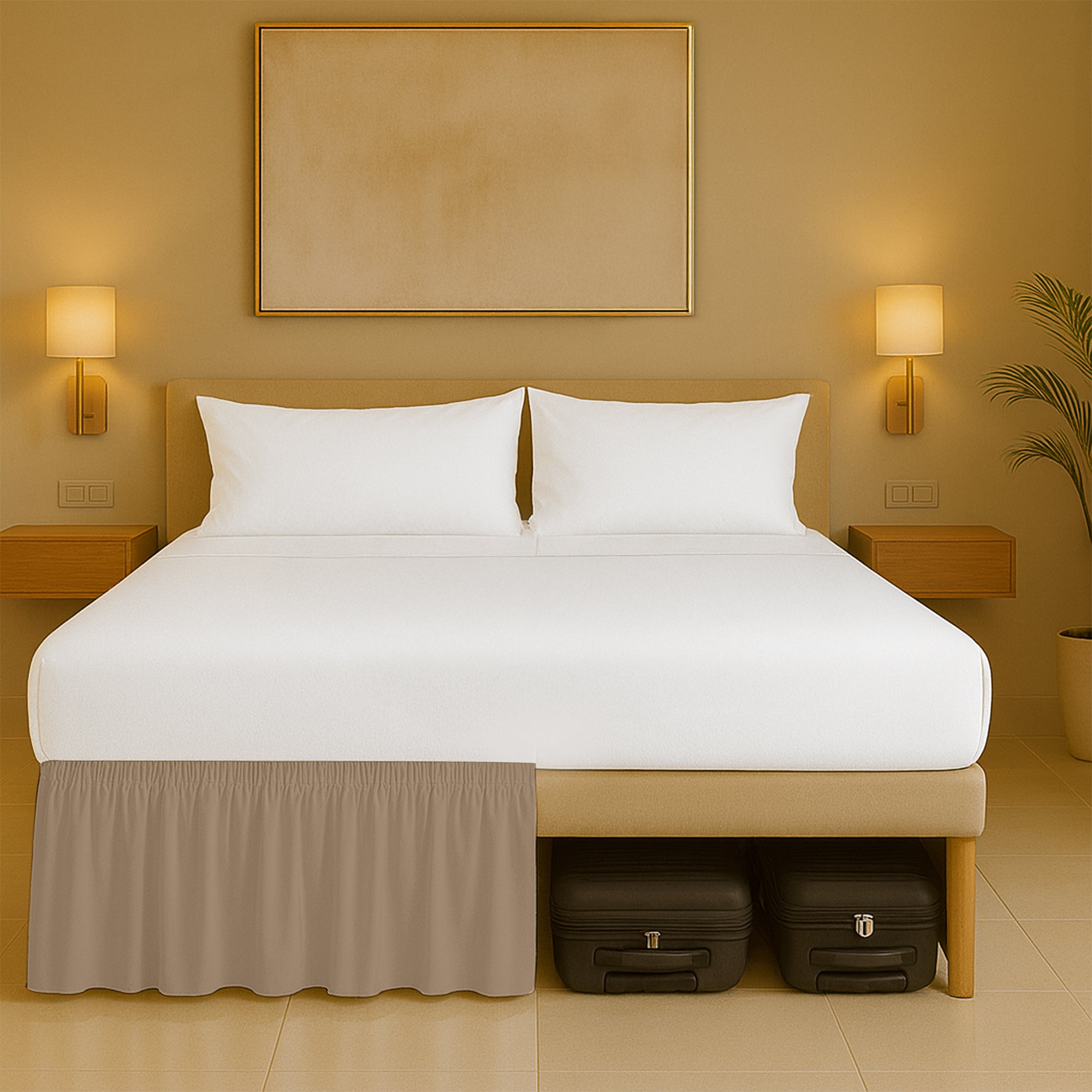 Best microfiber wrap-around bed skirts with dust ruffles