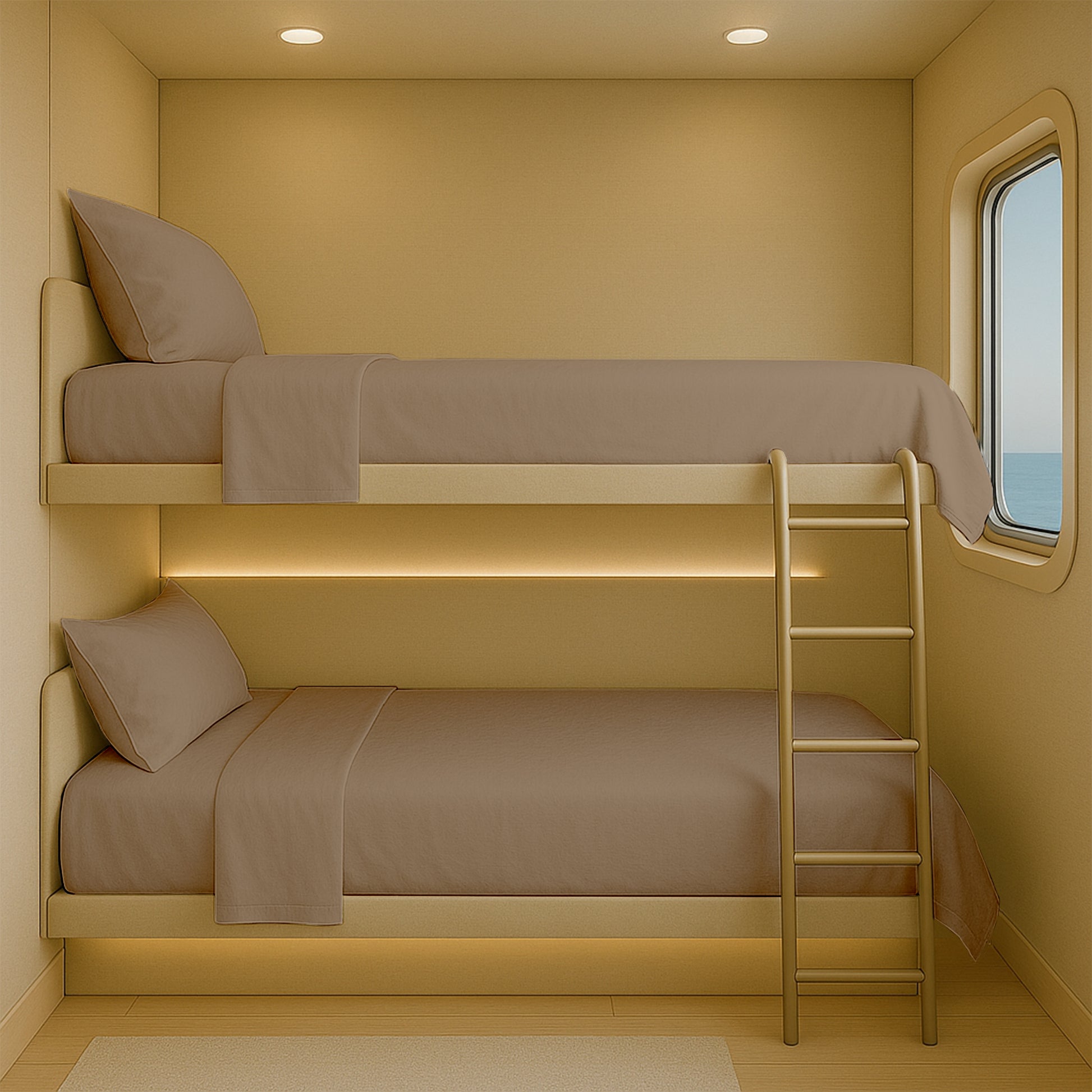 400 TC bed sheets for RV mattress in soft breathable cotton
