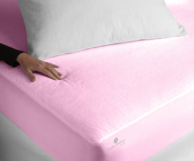 Pink Color Baby Dry Fitted Sheet