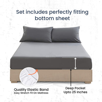 Luxury Rust Striped Sheet Set