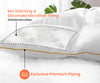 Luxury White and Plum Reversible Comforter