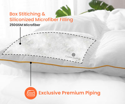 White Diamond Ruffle Comforter with Pillowcases