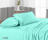 Aqua Green Striped Sheet Set