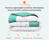 Aqua Green Dual Tone Comforter