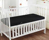 Black Fitted Crib Sheet