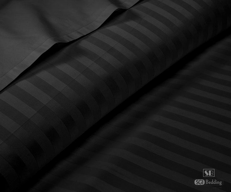 Black Stripe Flat Sheets