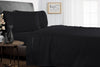 Black Split Bed Sheets Set