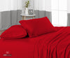Blood Red Stripe Sheets