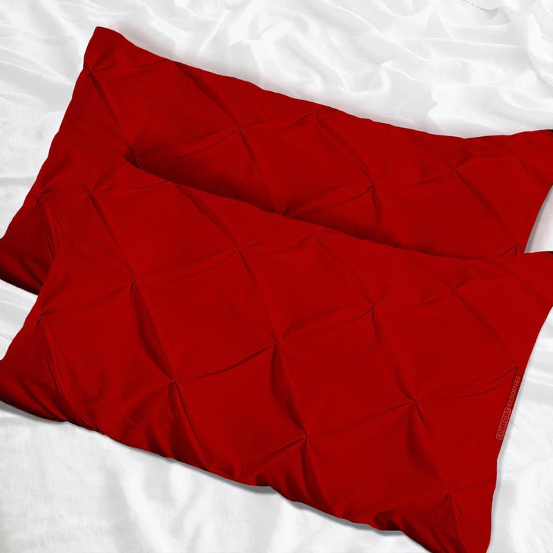 Blood red Pinch Pillowcase