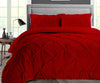 Blood Red Pinch Comforter Set