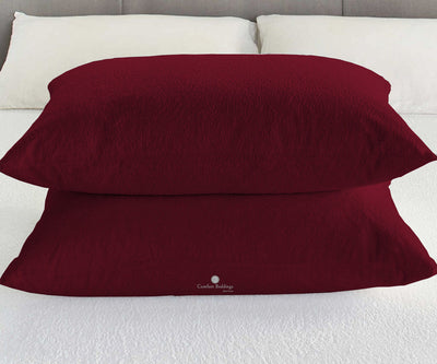 Waterproof Burgundy Pillow Protector