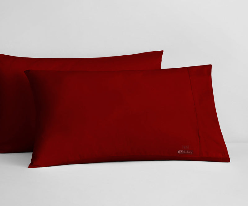 LUXURY BURGUNDY PILLOWCASES