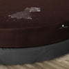 Chocolate Round Mattress protector