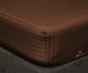 Luxury Chocolate Stripe Fitted Sheets