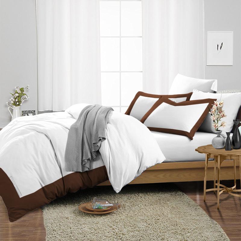 Best Selling Chocolate Two Tone Duvet Cover