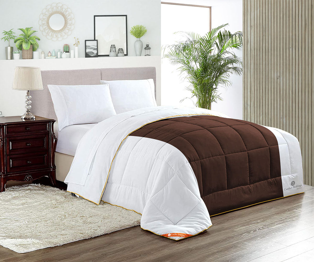 Chocolate Contrast Comforter Set