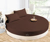 Luxury Chocolate Round Sheet Set 100% Egyptian Cotton