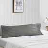 Dark Grey Stripe Body Pillow cover