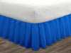 Luxury Royal Blue Ruffled Bed Skirt