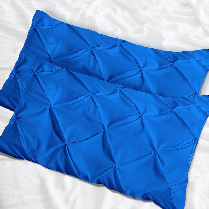Royal Blue Pinch Pillowcases