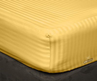 Luxury Golden Stripe Fitted Sheets