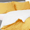 Golden Reversible Duvet Cover Set