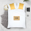 Egyptian Cotton Golden - white contrast pillowcases