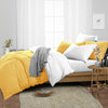 Golden Reversible Duvet Cover