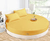 Luxury Classy Golden Round Sheet Set 100% Egyptian Cotton