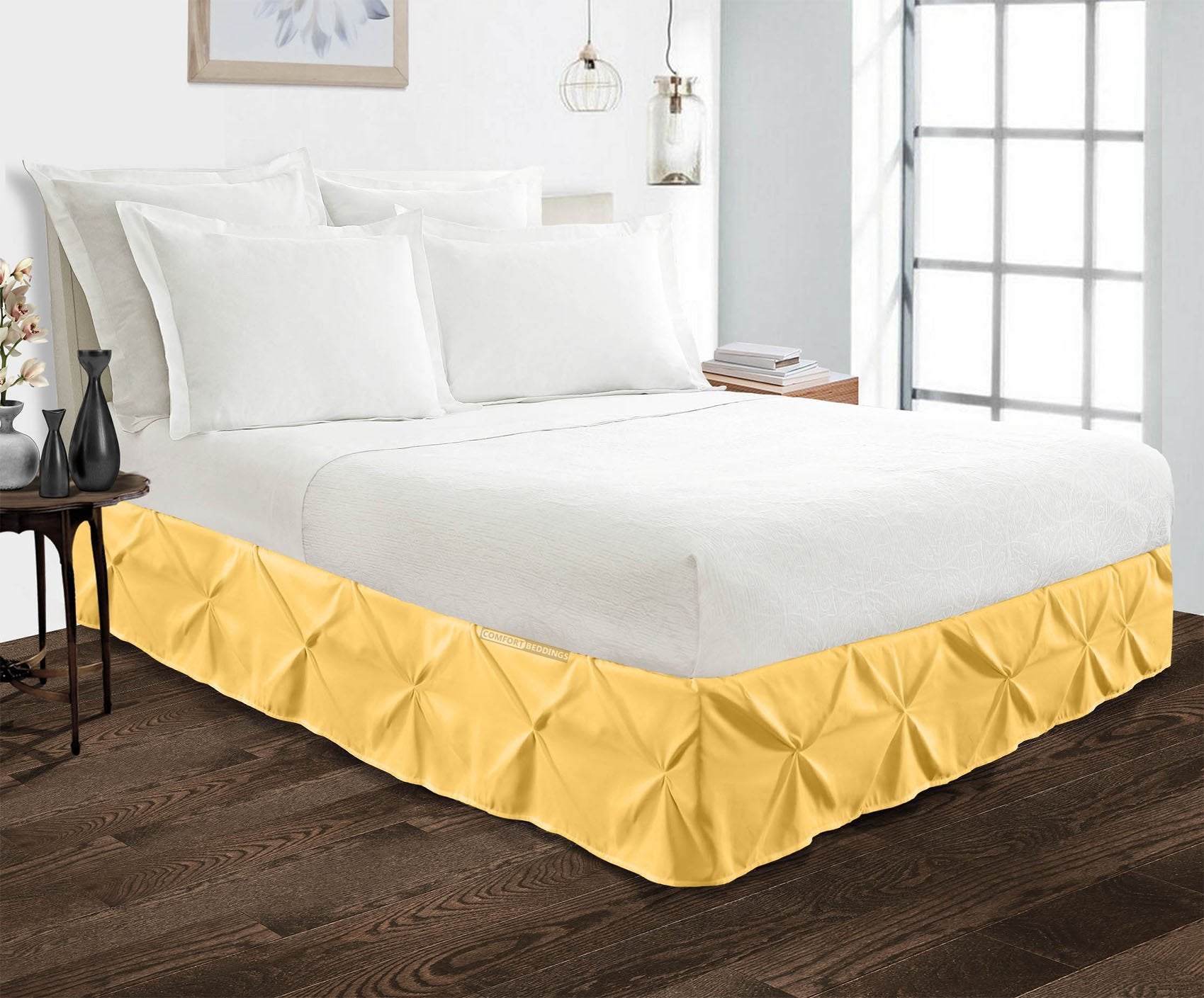 Golden Pinch Bed Skirt