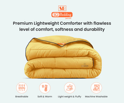 Golden Queen Size Comforter