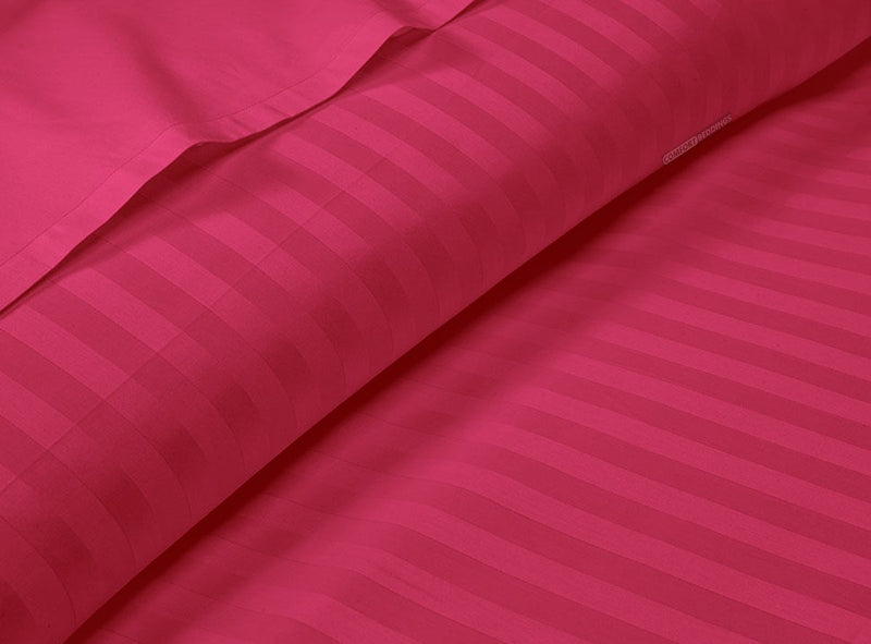hot pink stripe bed in a bag 