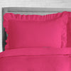 Hot Pink Trimmed Ruffled Duvet Cover