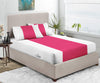Hot Pink & White Contrast Fitted Sheets